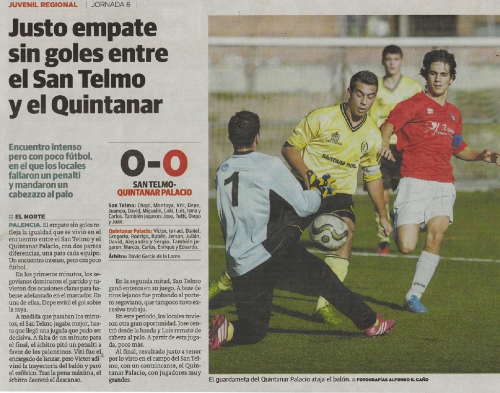 San Telmo 0 Quintanar 0